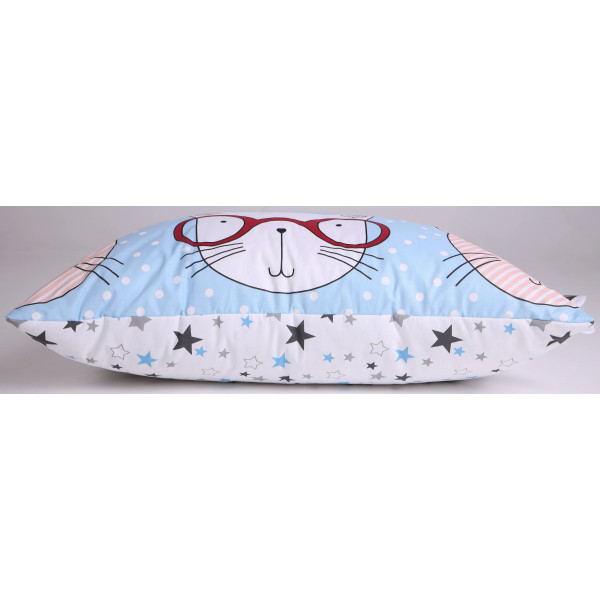 Фото - Подушка стандартна MirSon бавовняна Whales (2200004815145)