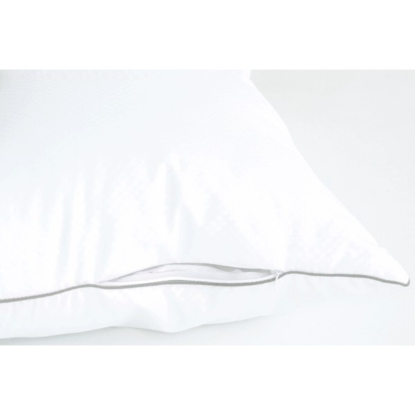 Фото - Подушка стандартна MirSon №2737 Royal Silver Tencel 60х60 см (2200005195253)
