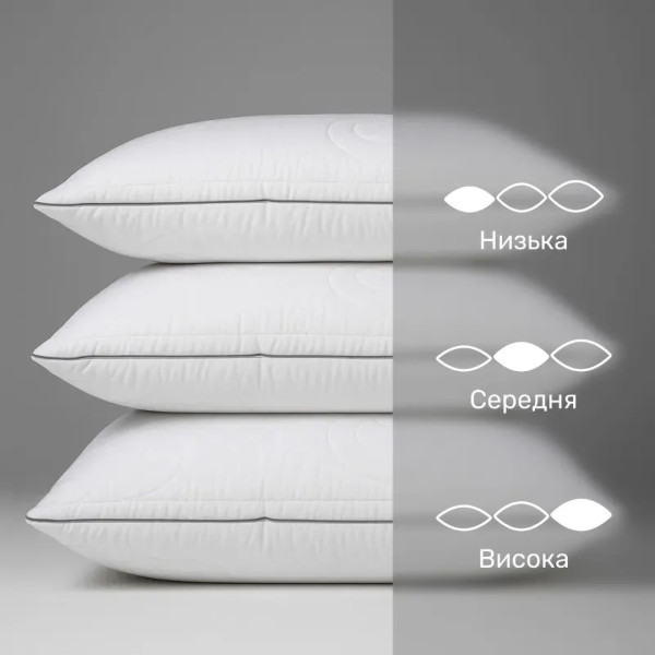 Фото - Подушка стандартна MirSon №508 Marzello Collection EcoSoft середня 40x60 см (2200012228661)