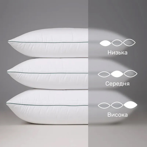 Фото - Подушка стандартна MirSon №521 Marzello Collection Bamboo висока 60x60 см (2200012229309)