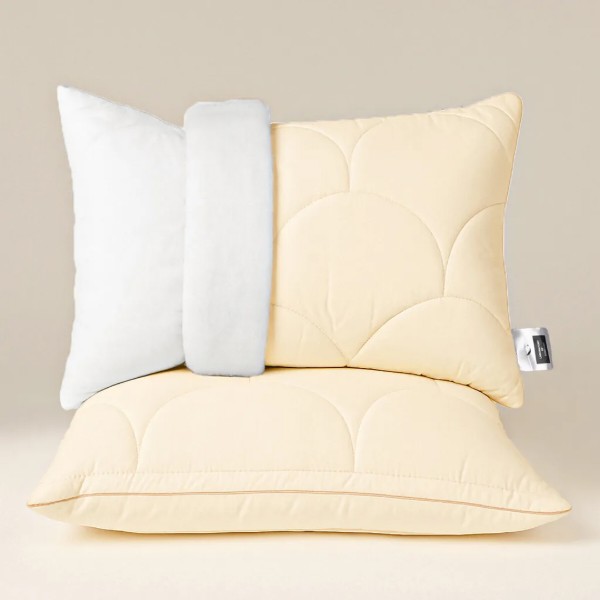 Фото - Подушка стандартна MirSon №524 Marzello Collection Silk Kapok висока 60x60 см (2200012229880)