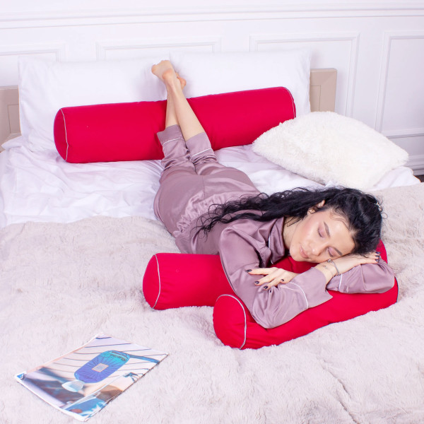 Фото - Подушка валик MirSon №8579 Naturale Line 19-1655 Edmonda Полістирол 100х20 см (2200006346098)