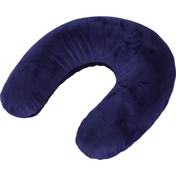 Фото - Подушка дорожная MirSon №8778 Velvet Line 28-0006 Navy blue 100% Memory (2200006348634)