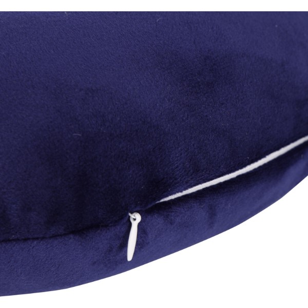 Фото - Подушка дорожная MirSon №8778 Velvet Line 28-0006 Navy blue 100% Memory (2200006348634)