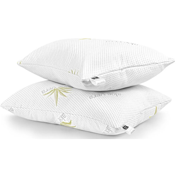 Фото - Подушка стандартна MirSon №865 Dorotea з Евкаліптом Hand made Пружна 70х70 см (2200003213867)