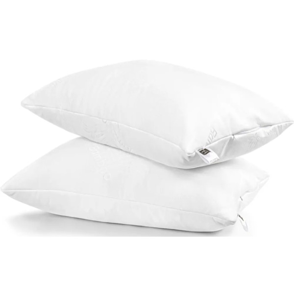 Фото - Подушка стандартна MirSon №805 Julia EcoSilk Hand made 60х60 см (2200003197044)