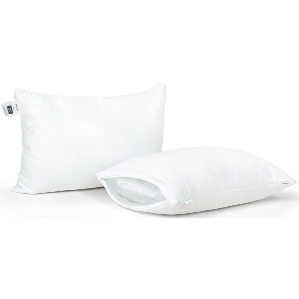 Фото - Подушка стандартна MirSon №805 Julia EcoSilk Hand made 60х60 см (2200003197044)