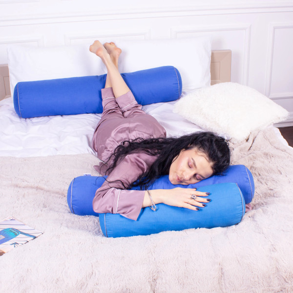 Фото - Подушка валик MirSon №8549 Naturale Line 19-4150 Ofelia 100% Memory 60х20 см (2200006344254)