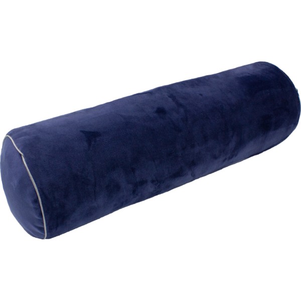 Фото - Подушка валик MirSon №8589 Velvet Line 28-0006 Navy blue Полістирол 60х16 см (2200006346647)