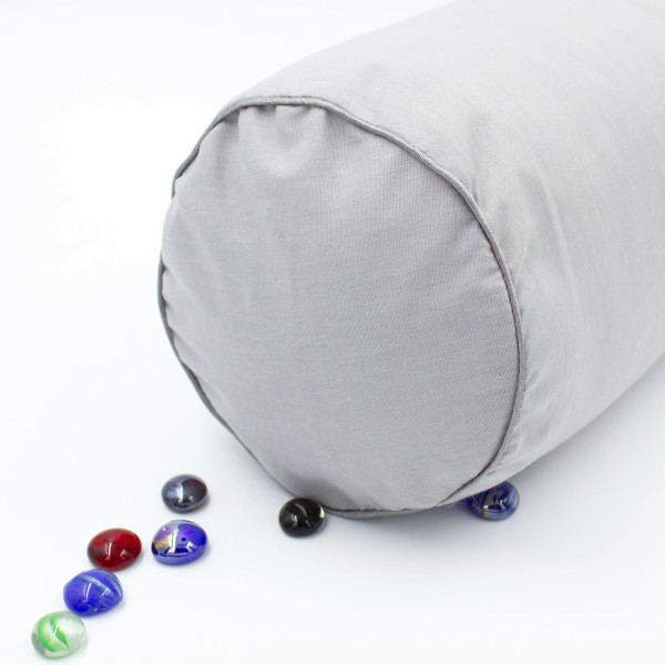 Фото - Подушка валик MirSon №8501 Naturale Line 16-5703 Light Gray 50% Memory 70х16 см (2200006341383)