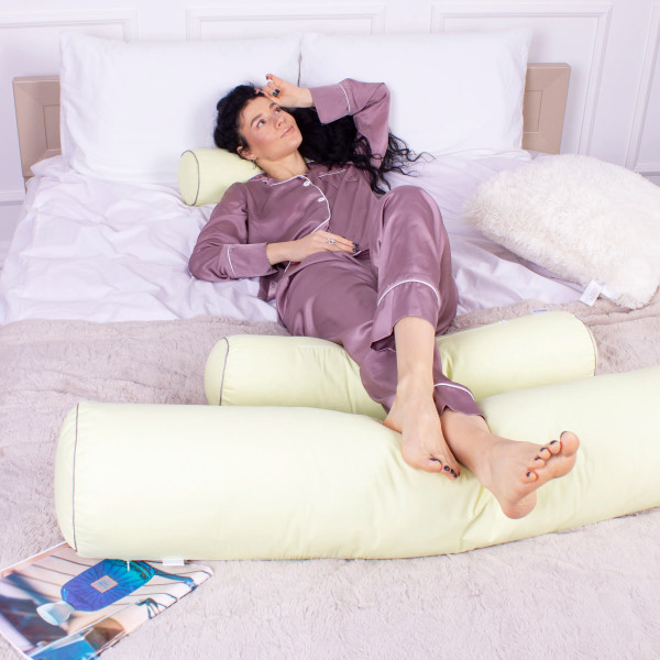 Фото - Подушка валик MirSon №8368 Naturale Line 12-0525 Tiziana Tencel 70х16 см (2200006251941)