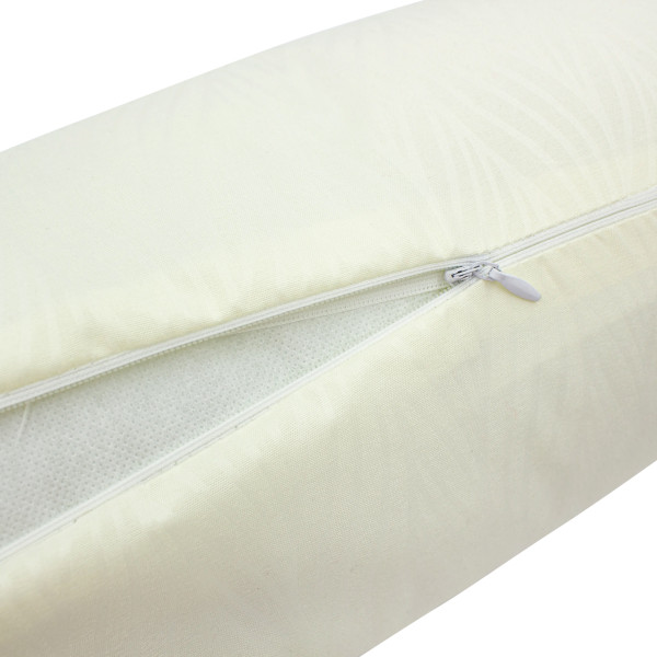 Фото - Подушка валик MirSon №8343 Eco Line Creamy BamBoo 100х20 см (2200006250487)