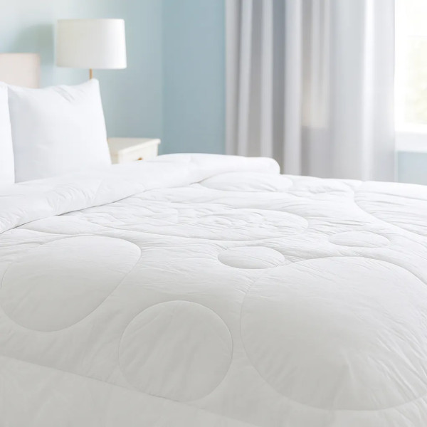 Фото - Одеяло летнее двуспальное евро MirSon EcoSilk №1300 Bianco 220x240 см (2200001527843)