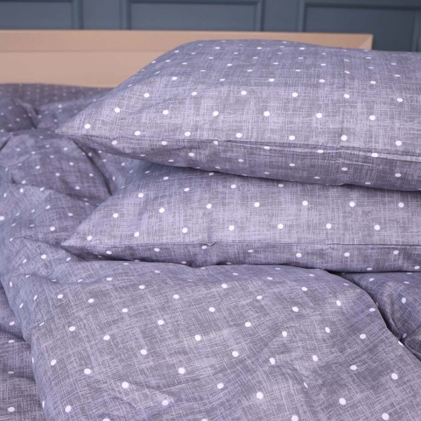 Фото - Комплект постільної білизни MirSon Бязь 17-0964 Misty Dots 200х220 см (2200013259398)