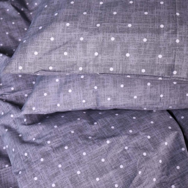 Фото - Комплект постільної білизни MirSon Бязь 17-0964 Misty Dots 200х220 см (2200013259398)