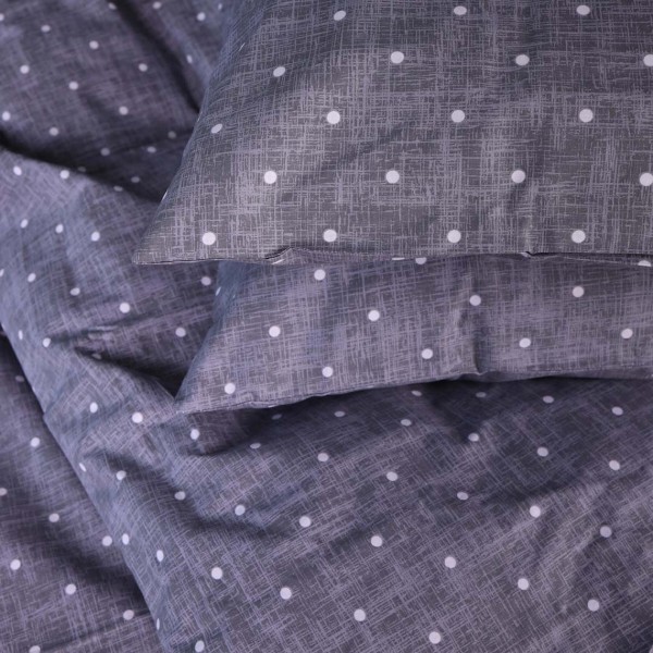 Фото - Комплект постільної білизни MirSon Бязь 17-0964 Misty Dots 200х220 см (2200013259398)