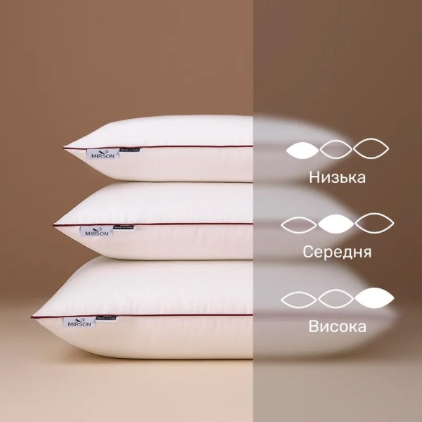 Фото - Подушка стандартная MirSon DeLuxe 0541 упругая 60х60 см (2200000135346)
