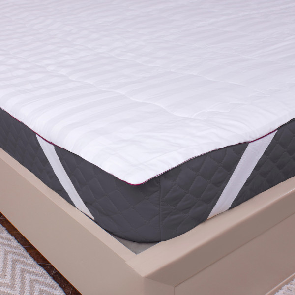 Фото - Наматрасник MirSon DeLuxe Cotton 4090 150x200 см (2200000388476)