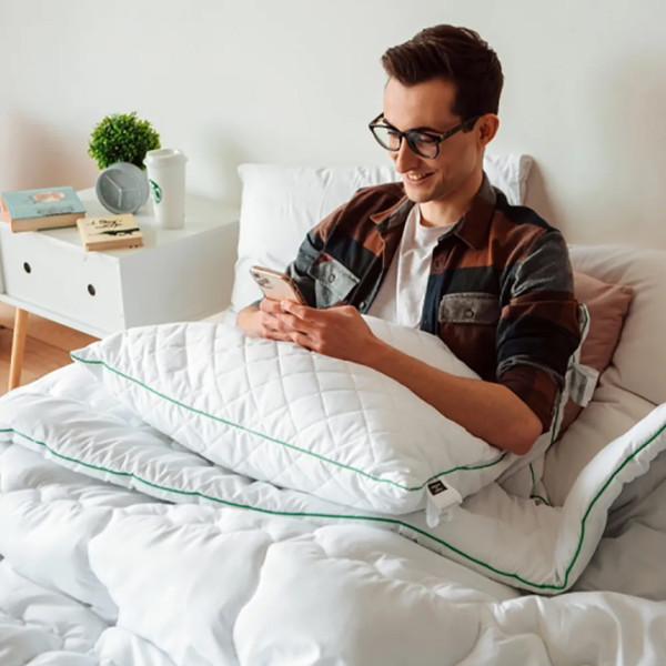 Фото - Подушка стандартна MirSon Eco Eco-Soft №466 50х70 см (2200000624857)