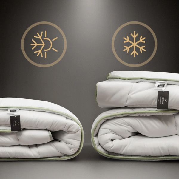 Фото - Одеяло летнее двуспальное MirSon EcoSilk 001 172x205 см (2200000005540)