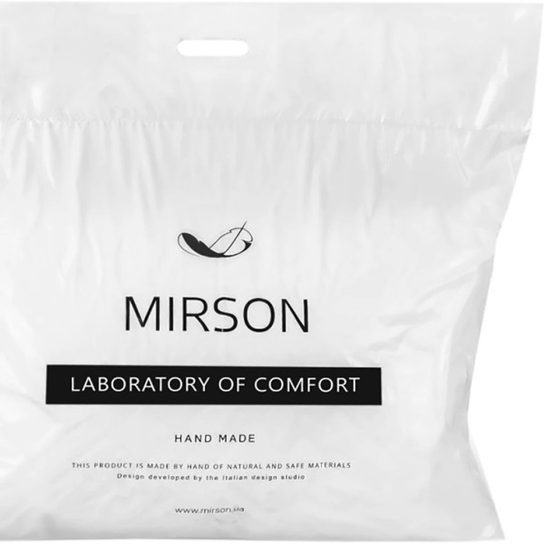 Фото - Одеяло зимнее двуспальное евро MirSon EcoSilk №1302 Bianco 220x240 см (2200001529779)