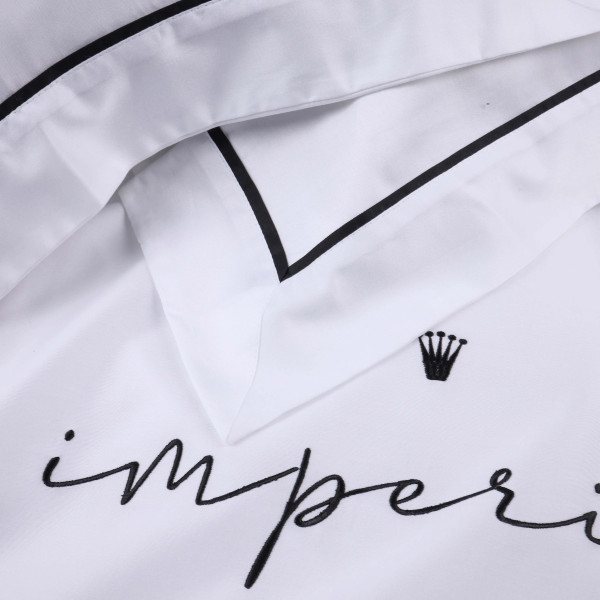 Фото - Комплект постельного белья MirSon Imperial Tencel №01 White 200х220 см (2200010753257)