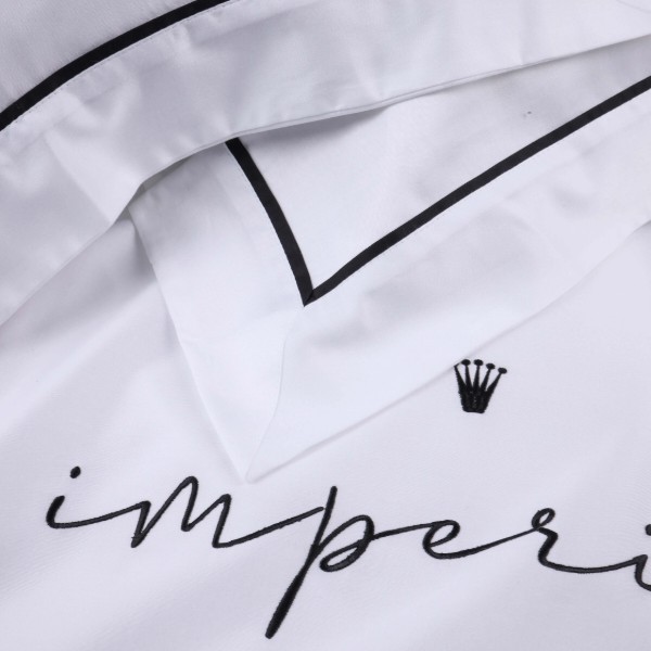 Фото - Комплект постельного белья детский MirSon Imperial Tencel №01 White 110х140 см (2200010752816)