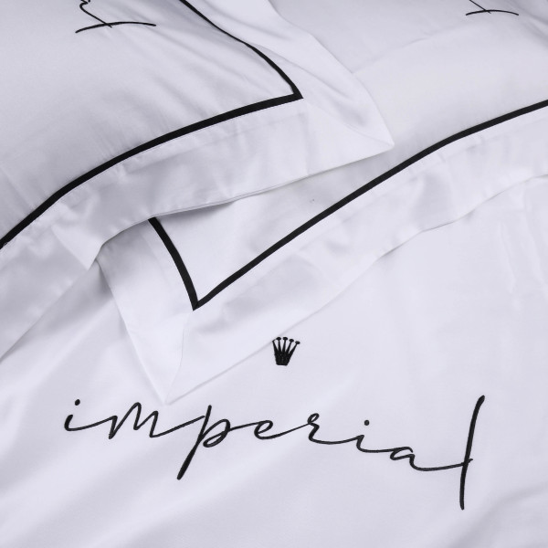 Фото - Комплект постельного белья MirSon Imperial Tencel №01 White 200х220 см (2200010753257)