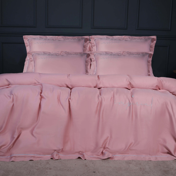 Фото - Комплект постільної білизни MirSon Imperial Tencel №02 Pink 175х210 см (2200010753332)