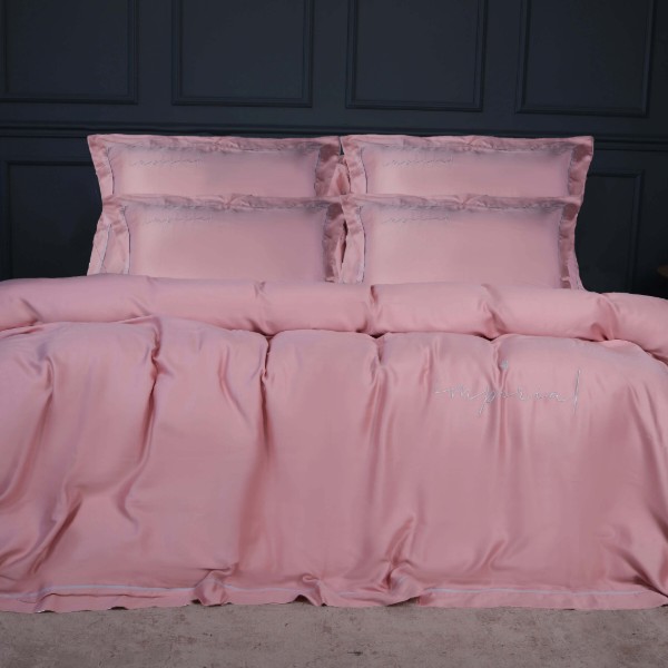 Фото - Комплект постельного белья детский MirSon Imperial Tencel №02 Pink 110х140 см (2200010753295)