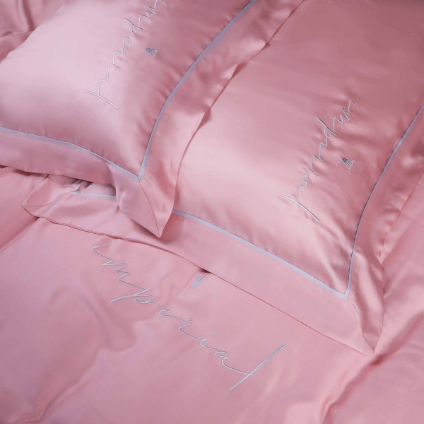 Фото - Комплект постільної білизни MirSon Imperial Tencel №02 Pink 175х210 см (2200010753332)