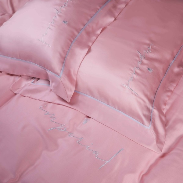 Фото - Комплект постельного белья детский MirSon Imperial Tencel №02 Pink 110х140 см (2200010753295)