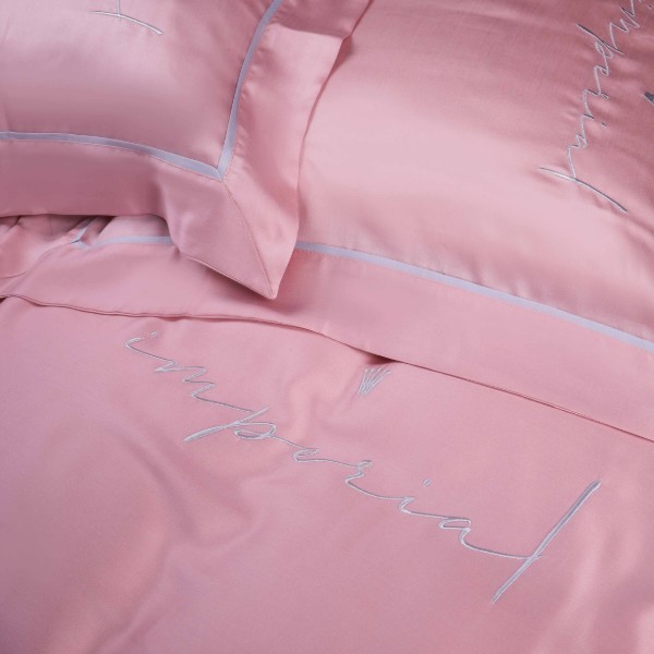 Фото - Комплект постельного белья детский MirSon Imperial Tencel №02 Pink 110х140 см (2200010753295)