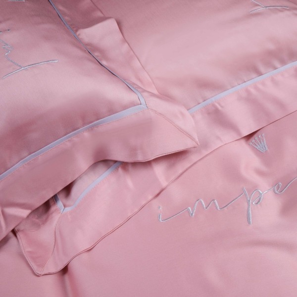 Фото - Комплект постельного белья детский MirSon Imperial Tencel №02 Pink 110х140 см (2200010753295)