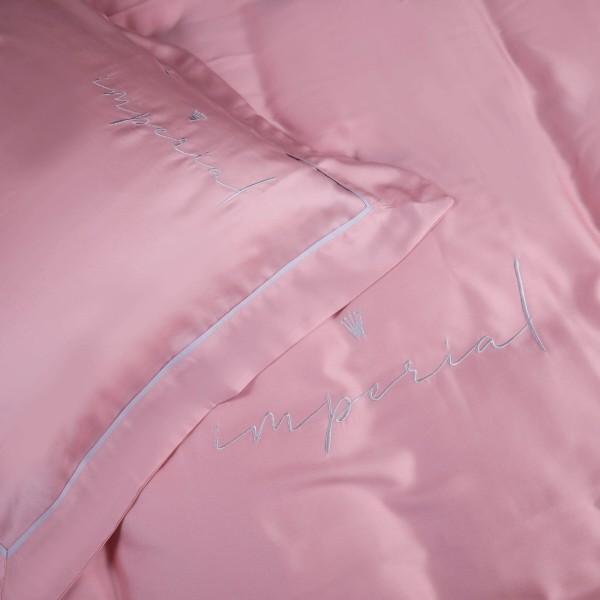 Фото - Комплект постельного белья детский MirSon Imperial Tencel №02 Pink 110х140 см (2200010753295)