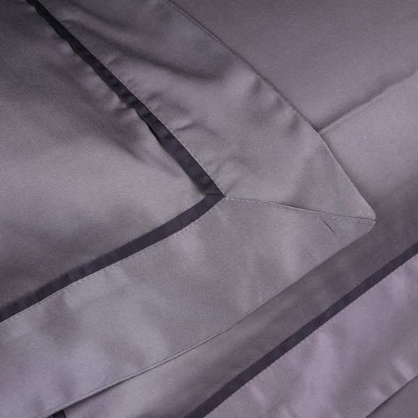 Фото - Комплект постельного белья MirSon Imperial Tencel №06 Gray 2x143x210 см (2200010755299)