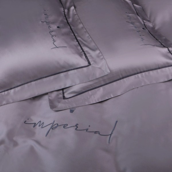 Фото - Комплект постельного белья MirSon Imperial Tencel №06 Gray 2x143x210 см (2200010755299)