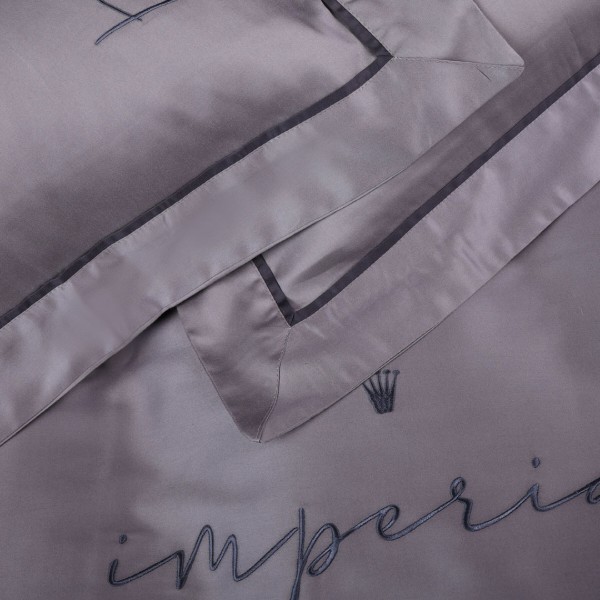 Фото - Комплект постельного белья MirSon Imperial Tencel №06 Gray 2x143x210 см (2200010755299)