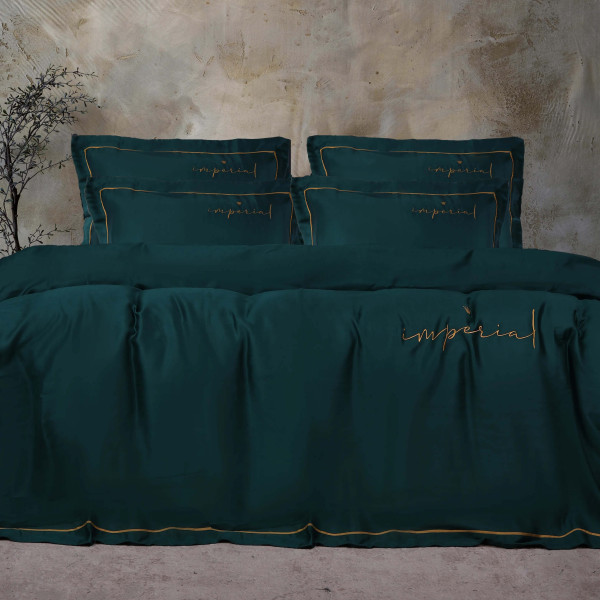 Фото - Комплект постельного белья MirSon Imperial Tencel №07 Emerald 220х240 см (2200010755732) Фото - Комплект постельного белья MirSon Imperial Tencel №07 Emerald 220х240 см (2200010755732)