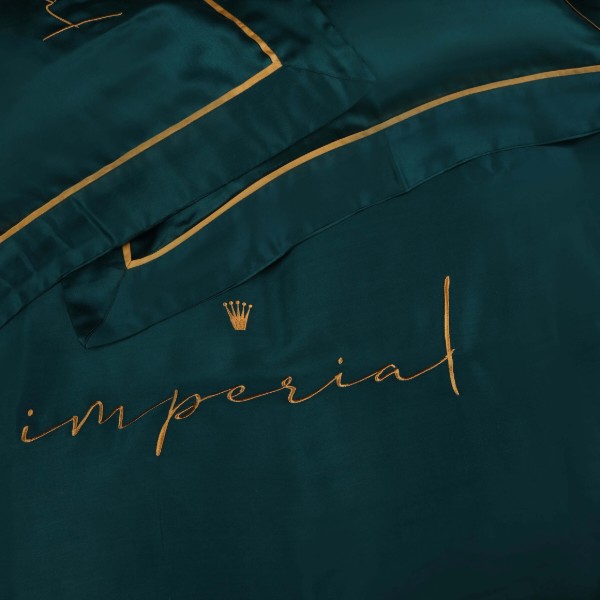 Фото - Комплект постельного белья детский MirSon Imperial Tencel №07 Emerald 110х140 см (2200010755701)