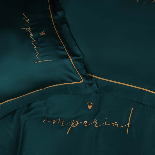 Фото - Комплект постельного белья детский MirSon Imperial Tencel №07 Emerald 110х140 см (2200010755701)