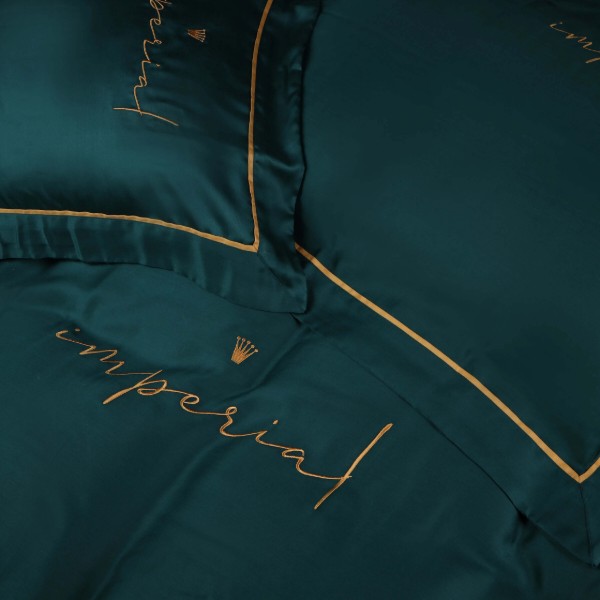 Фото - Комплект постельного белья детский MirSon Imperial Tencel №07 Emerald 110х140 см (2200010755701)