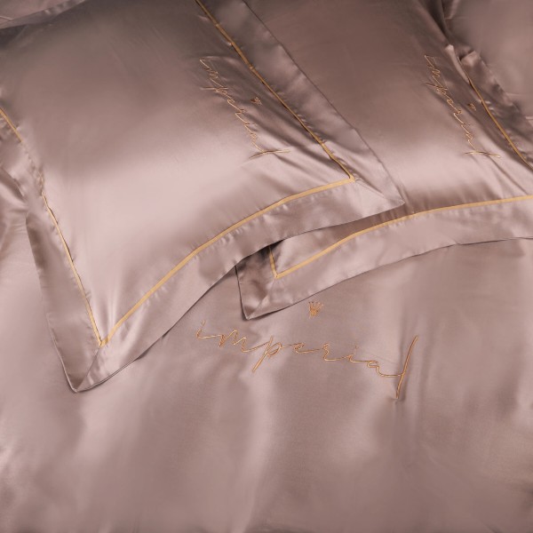 Фото - Комплект постельного белья MirSon Imperial Tencel №08 Beige 2x143x210 см (2200010756258)