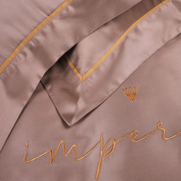 Фото - Комплект постельного белья MirSon Imperial Tencel №08 Beige 2x143x210 см (2200010756258)
