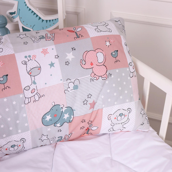 Фото - Подушка стандартная MirSon Kids Time 20-0028 Little girl Teddy 50х70 см (2200009664267)