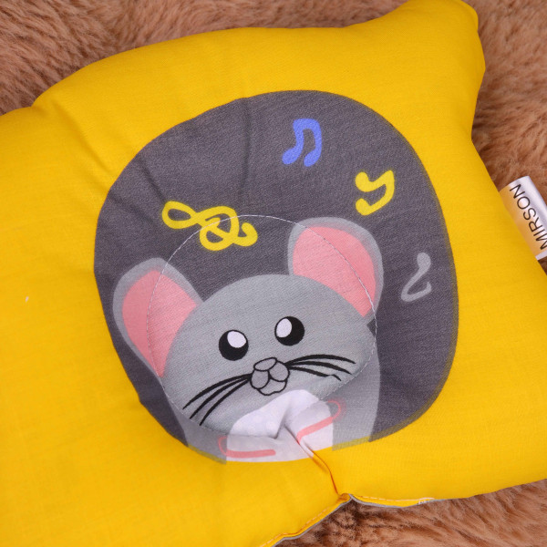 Фото - Подушка дитяча стандартна MirSon Ведмедик Kids Time 20-0029 Funny mice (2200009664410)