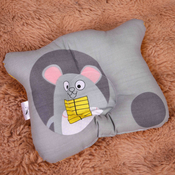 Фото - Подушка дитяча стандартна MirSon Ведмедик Kids Time 20-0029 Funny mice (2200009664410)