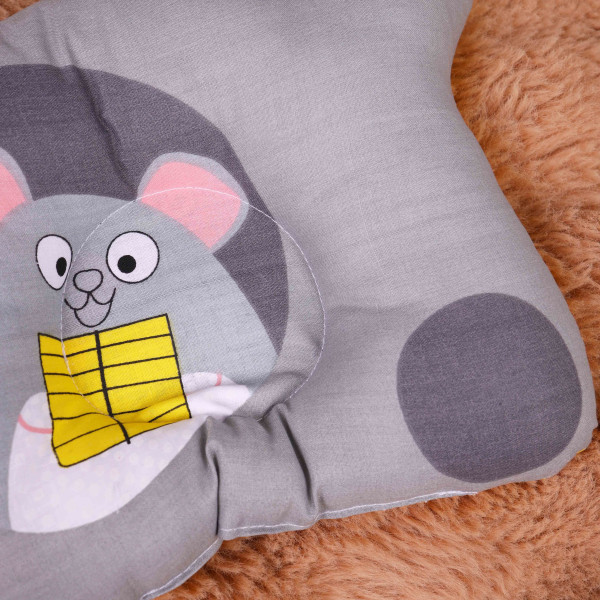 Фото - Подушка дитяча стандартна MirSon Ведмедик Kids Time 20-0029 Funny mice (2200009664410)