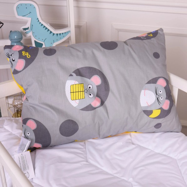 Фото - Подушка стандартная MirSon Kids Time 20-0029 Funny mice 50х70 см (2200009664403)