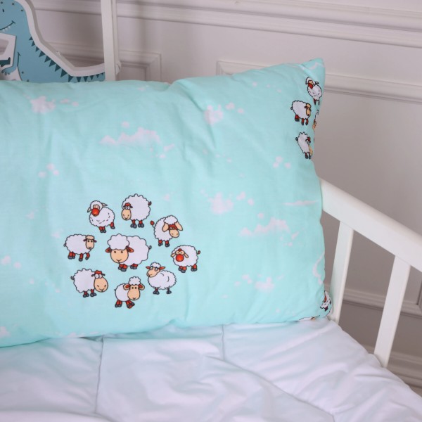 Фото - Подушка дитяча стандартна MirSon Kids Time 20-0030 Lambs 40х60 см EcoSilk (2200009669026)